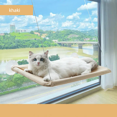 Premium Suction Cup Cat Hammock - Four Seasons Comfort