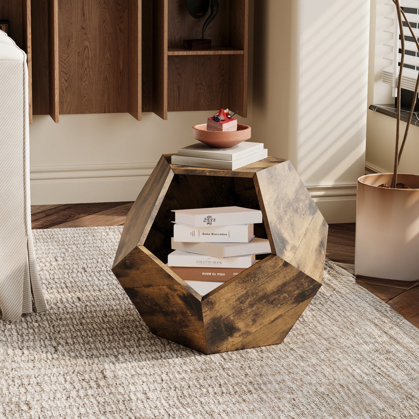 Table d'appoint moderne pour chat de 25,98'' - Mobilier MDF multi-usages