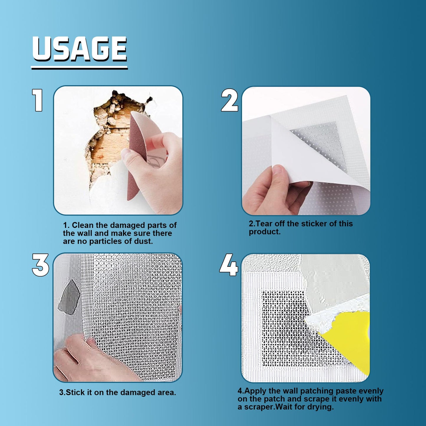 Premium Wall Repair Plaster Set for Home Use