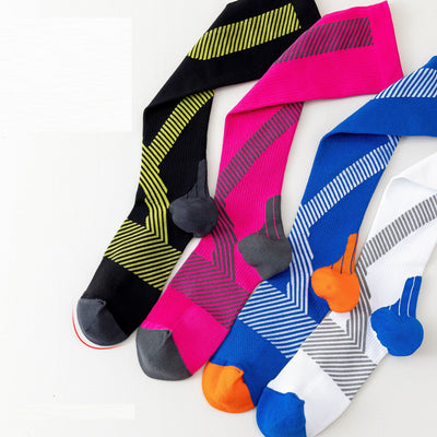 Sports pressure socks for men and women, comfortable for sports, compression socks with a pressure of - Korvel