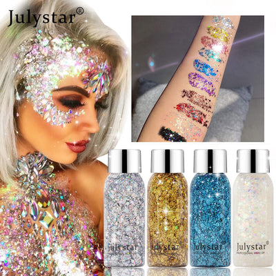 Fard à paupières pailleté en diamant écrasé pour des looks éblouissants