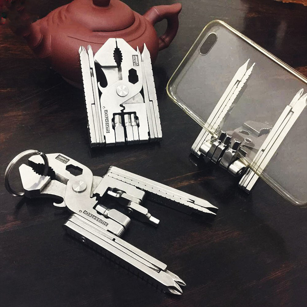 Outdoor Tool Set Multifunction Pliers Bottle Opener Screwdriver Repair Tool wrench - Korvel