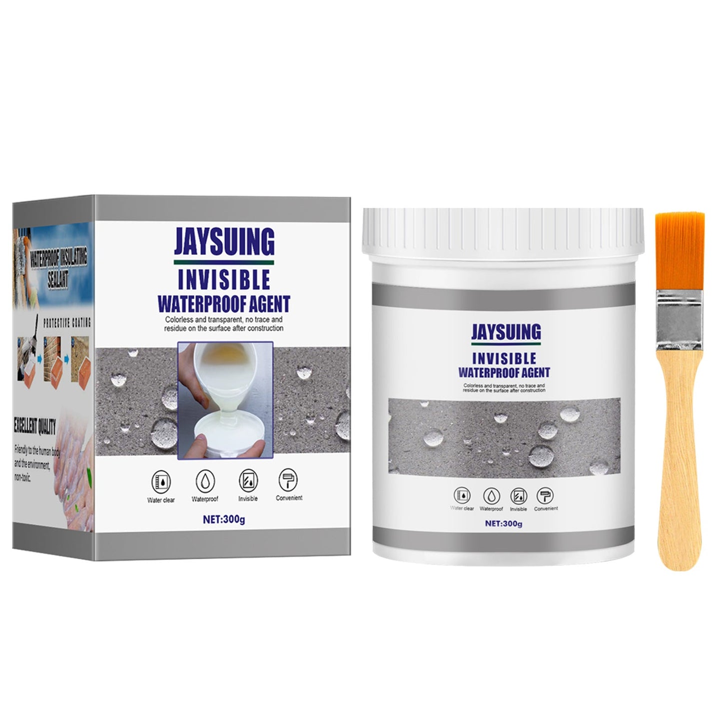 Jaysuing Bathroom Waterproofing Agent Anti-Leakage Water Plugging And Repairing The Outer Wall Of The Kitchen Without Smashing Bricks To Repair Leakage Sealing Paint - Korvel