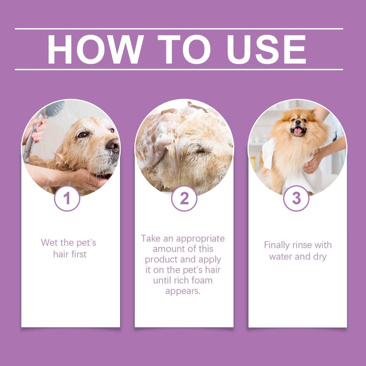 Premium Lavender Pet Conditioner for Cats and Dogs