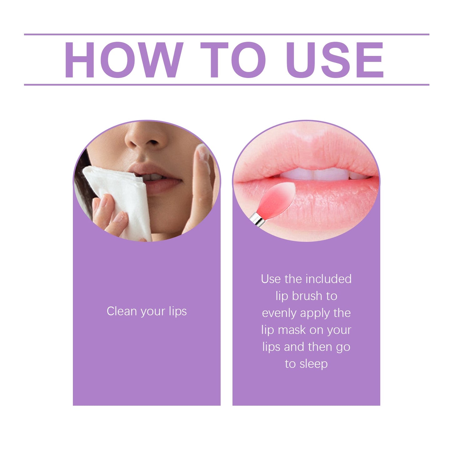 Grape Sleep Lip Mask, Gentle Nourishing Lip Color Bright Moisturizing Lip Skin Moisturizing Lip Mask - Korvel