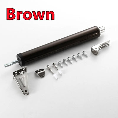 Gas Spring Automatic Door Closer 90 Degrees Within The Positioning Stop Mute Soft Closing Device Adjustable Buffer Force - Korvel