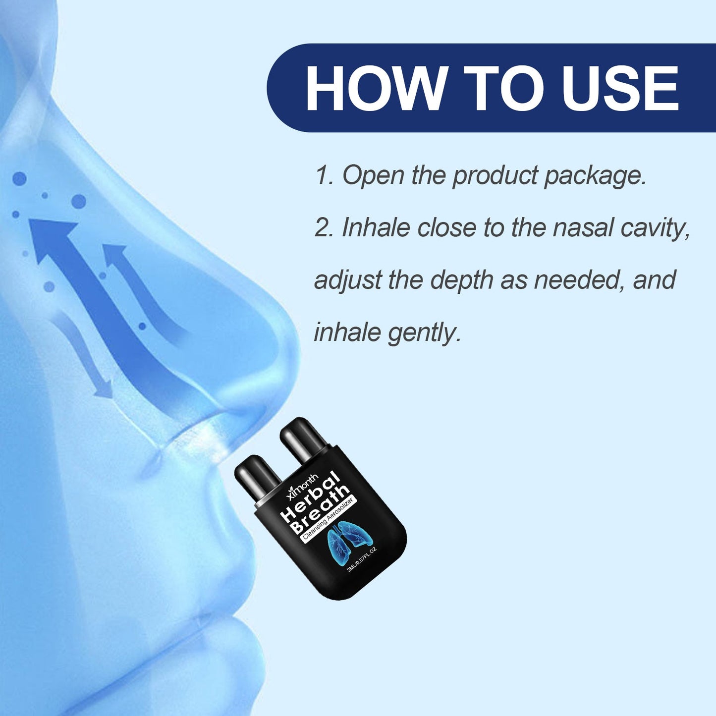 Cleansing Snort for Comfortable Breathing