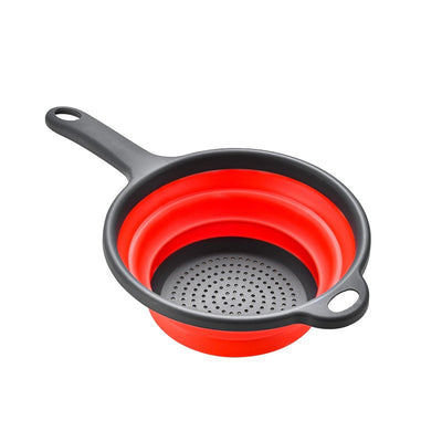 Retractable Long Handle Drainage Basket for Fruits & Vegetables