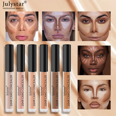 New Concealer Waterproof Non-Removal Concealer Liquid Concealer Cover Face Dark Circles Acne Marks Concealer - Korvel