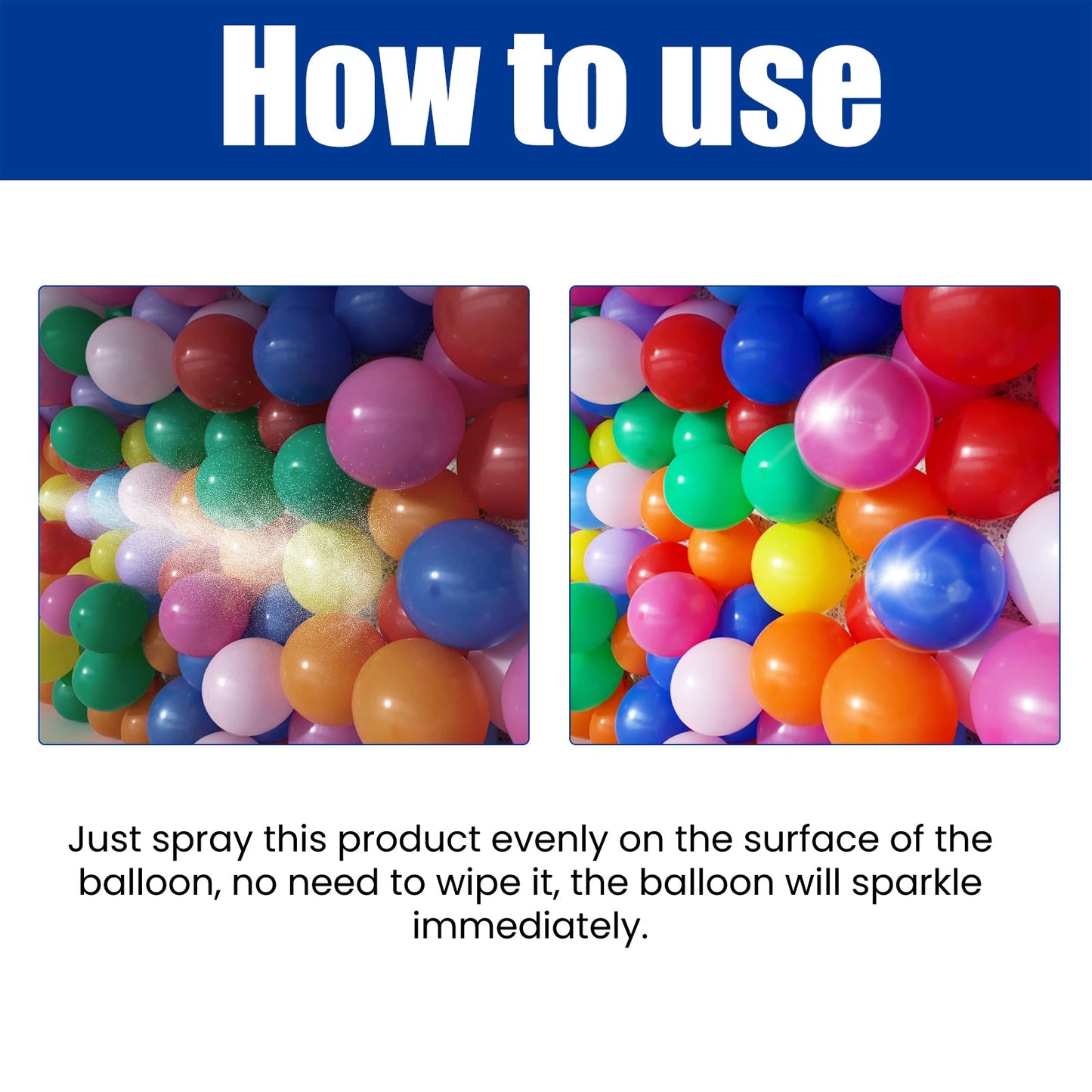 Balloon Shiny Spray for Enhanced Gloss and Appearance