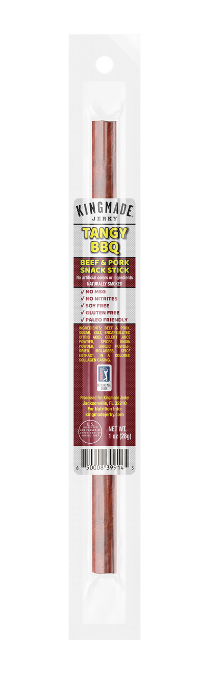 Tangy BBQ Flavor Snack Sticks – 20 Count | Keto Friendly, 8 g Protein - Korvel