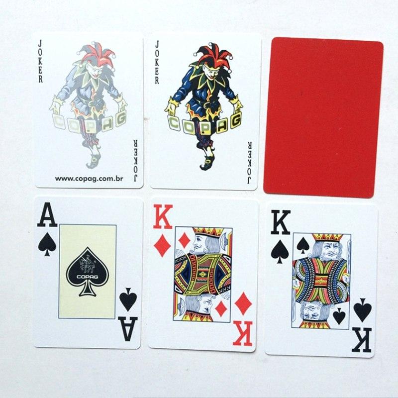 2 Sets/Lot Texas Hold'em Plastic playing card game poker - Korvel