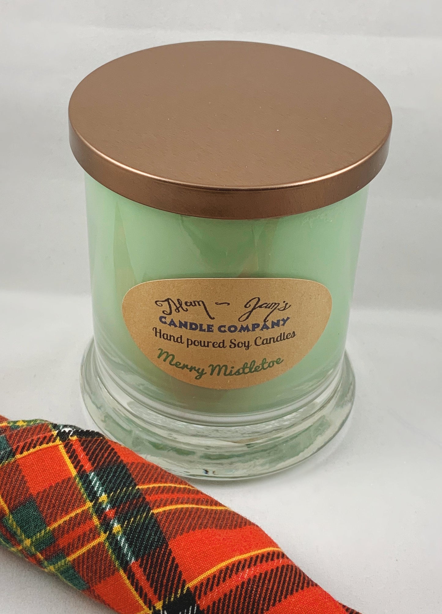 Merry Mistletoe Soy Candle – Fresh & Festive Holiday Scent | Mam Jam’s - Korvel
