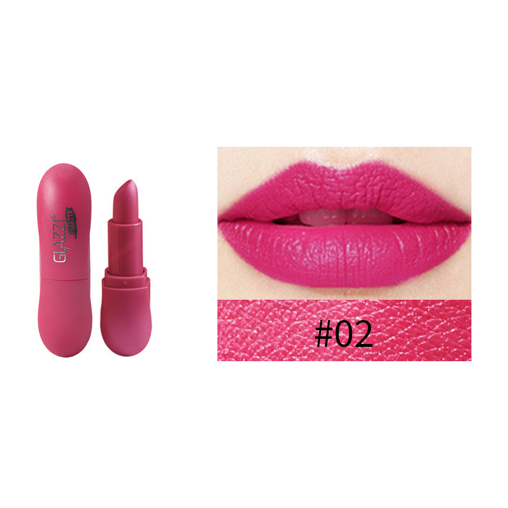 12 Color Rhombic Matte Lipstick Yeast Color Does Not Stick To The Cup And Does Not Fade - Korvel