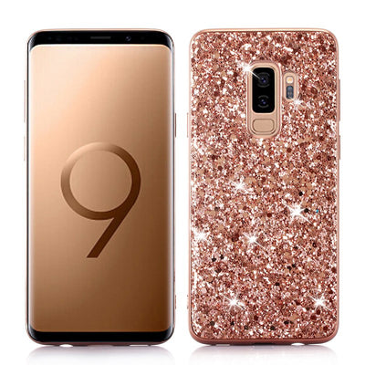Phone Case for Samsung Galaxy S9 Plus Case Silicon Bling Glitter Crystal Sequins Soft TPU Cover Fundas for Samsung S9 Plus S9 - Korvel