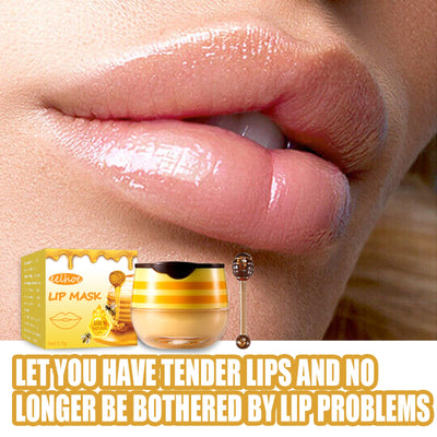 Natural Honey Lip Film with Brush for Moisturized Lips