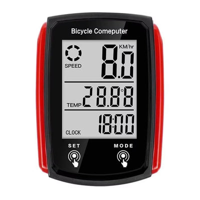 Wired LCD Digital Bicycle Computer - Speedometer & Odometer