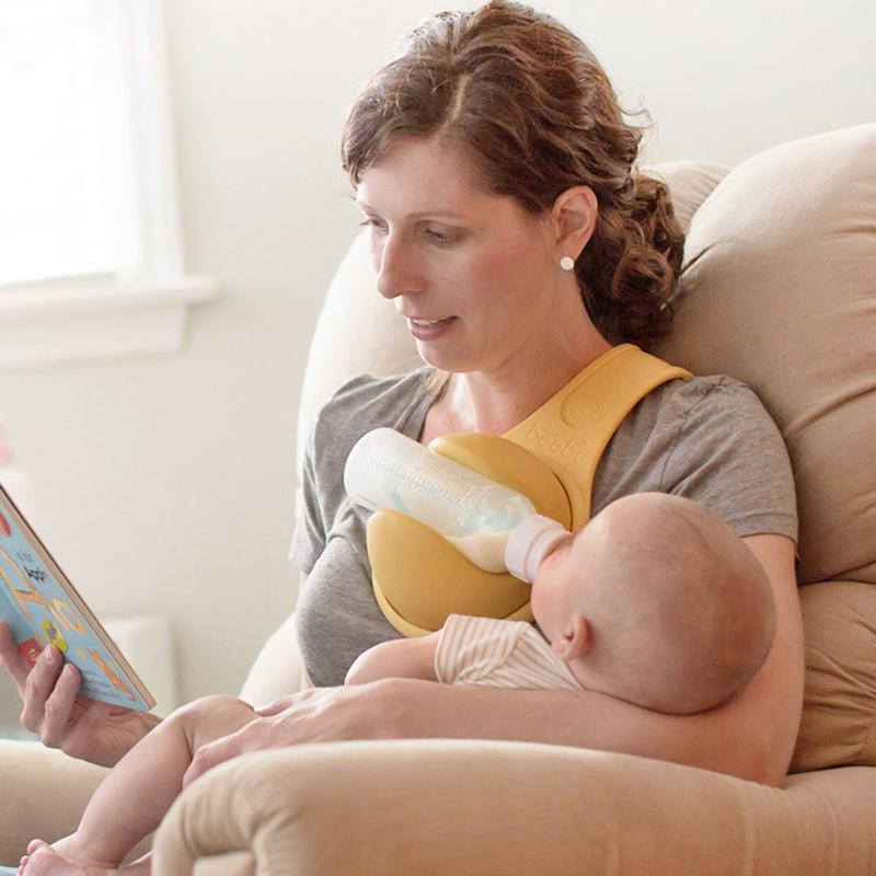 Freely Rotatable Hand-Free Baby Bottle Holder