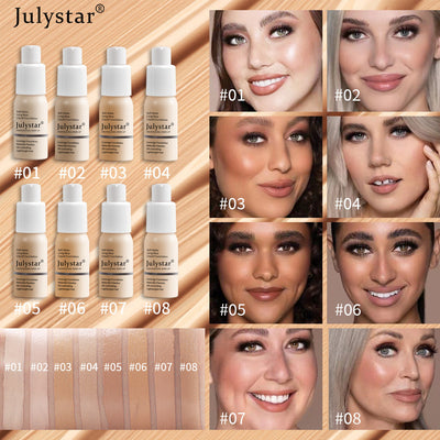 Liquid Foundation Concealer Long-Lasting Moisturizing Oil Control BB Cream Foundation Makeup - Korvel