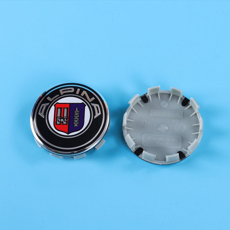 Suitable for BMW front and rear standard wheel hub covers 56/68mm 3 Series 5 Series X1X5X6M logo co branded center cover logo - Korvel