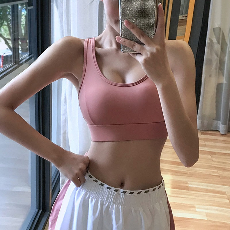Sostén Deportivo de Alto Impacto para Mujeres - Top de Yoga Acolchado