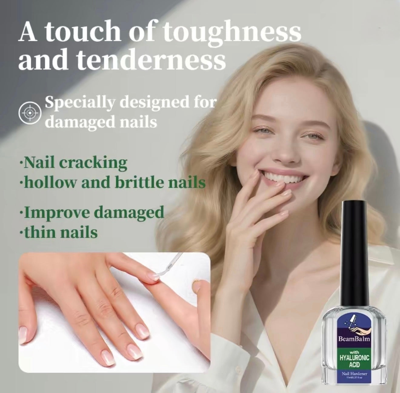 QuickDry Nail Hardener - Strengthening Nail Treatment