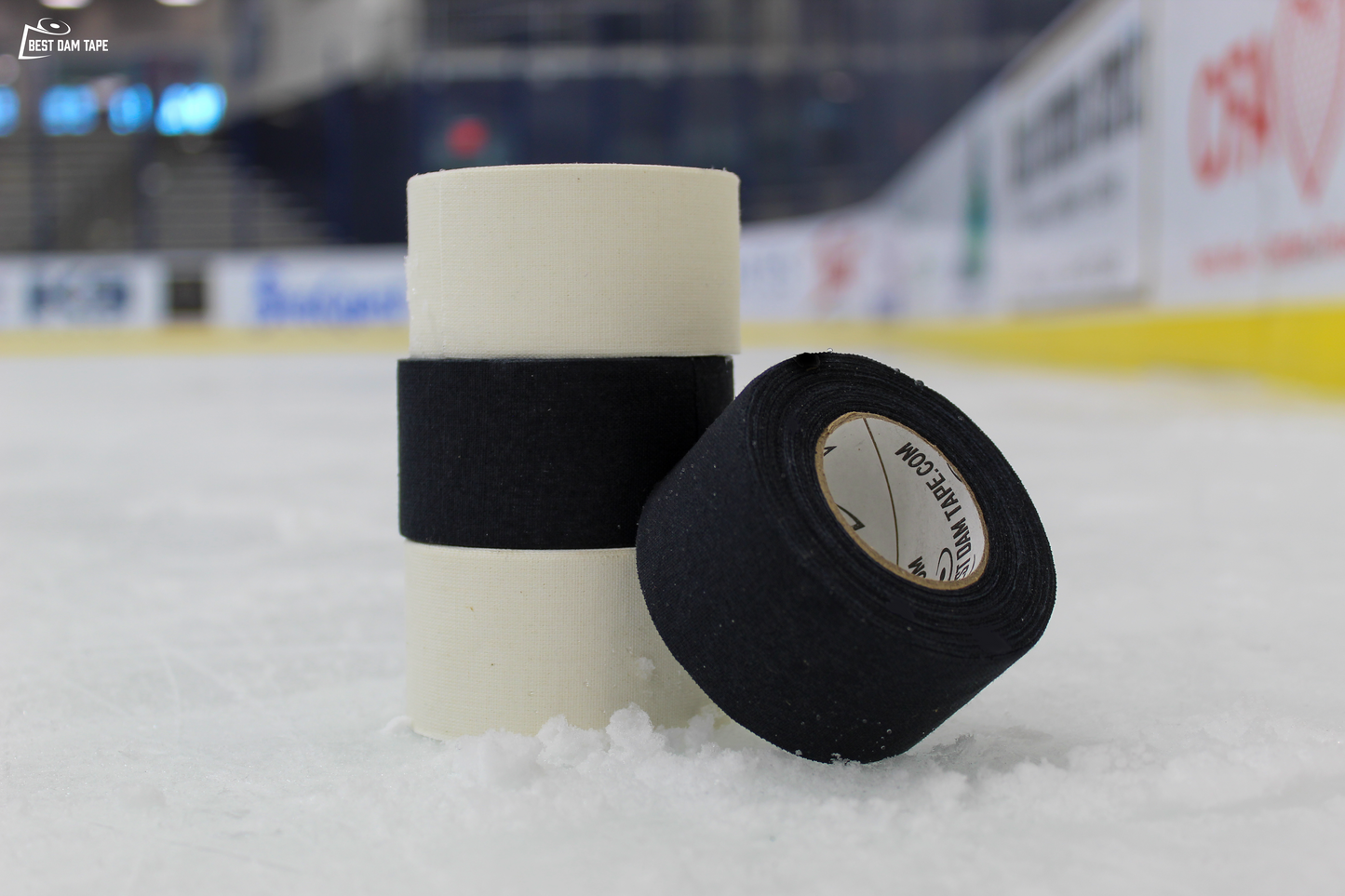 Premium Double Wide Cloth Hockey Tape - Black - Triple Pack - Korvel