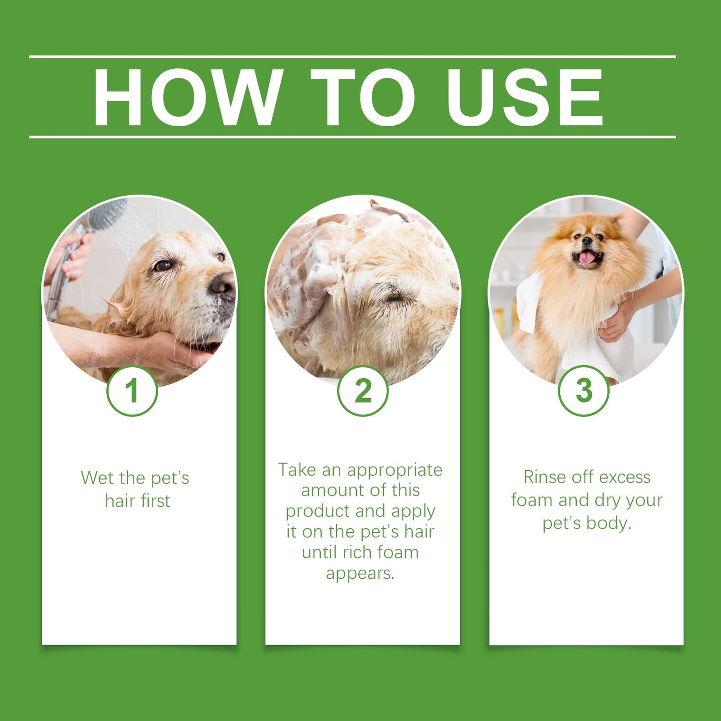 Champú Corporal Premium 2 en 1 para Perros y Gatos para un Pelaje Fresco y Brillante