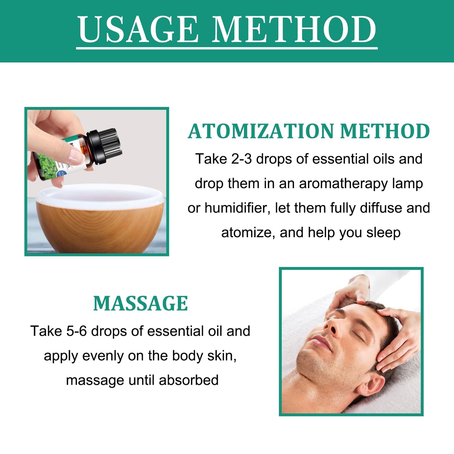 Melissa Officinalis Essential Oil, Moisturizing Massage Skin Body Care Improve Memory Melissa Officinalis Essence - Korvel