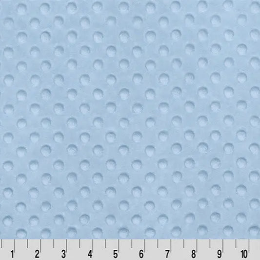 Baby Blue Cuddle Dimple Fabric - Soft and Textured