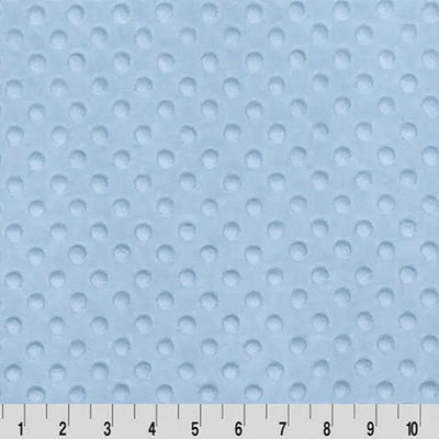 Tela Dimple Cuddle Azul Bebé - Suave y Texturizada