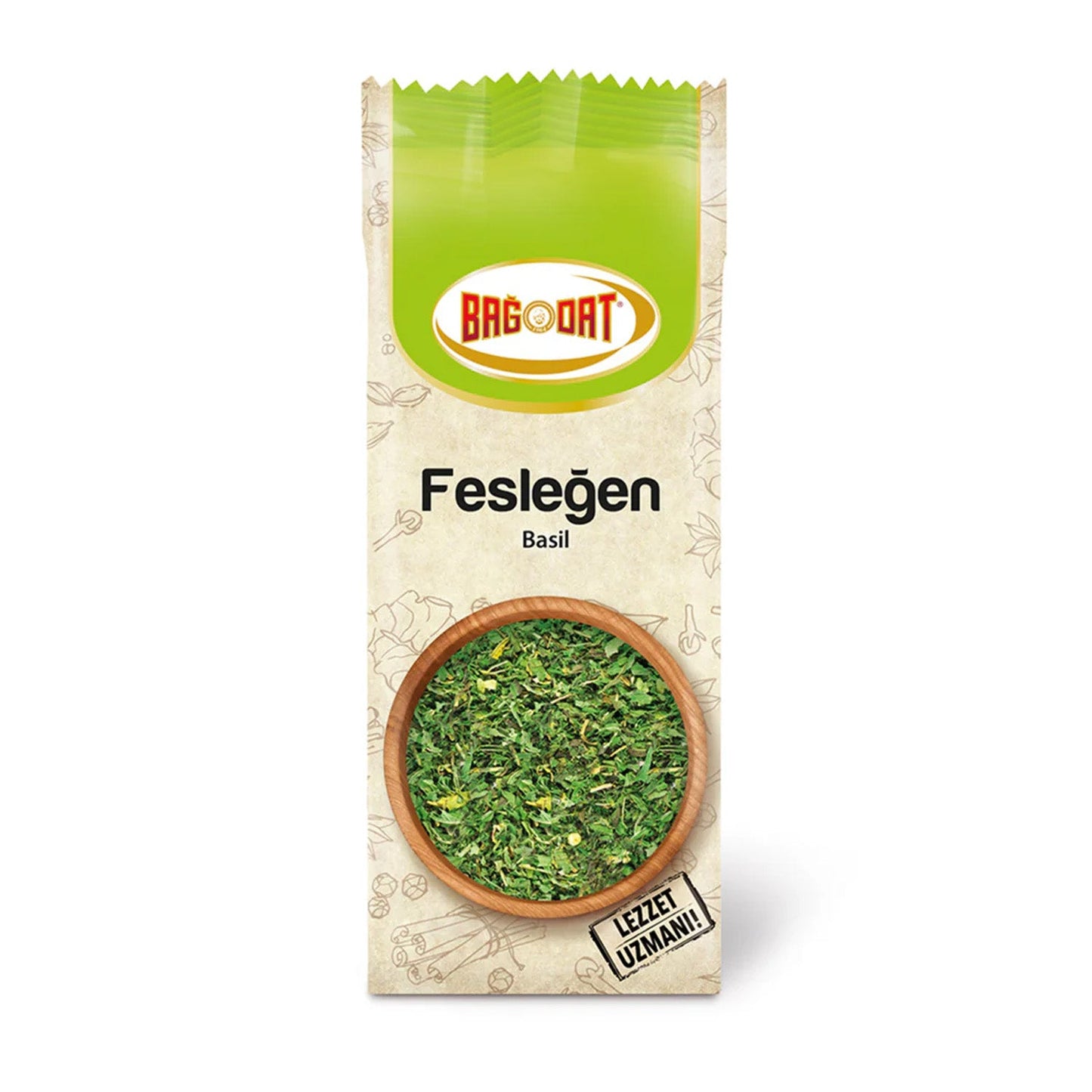 Bagdat Basil 30 g (1.1 oz) – Aromatic Dried Herb