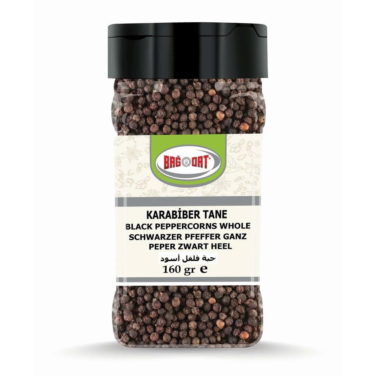 Bagdat Black Pepper Whole 160 g (5.6 oz) – Premium Peppercorns
