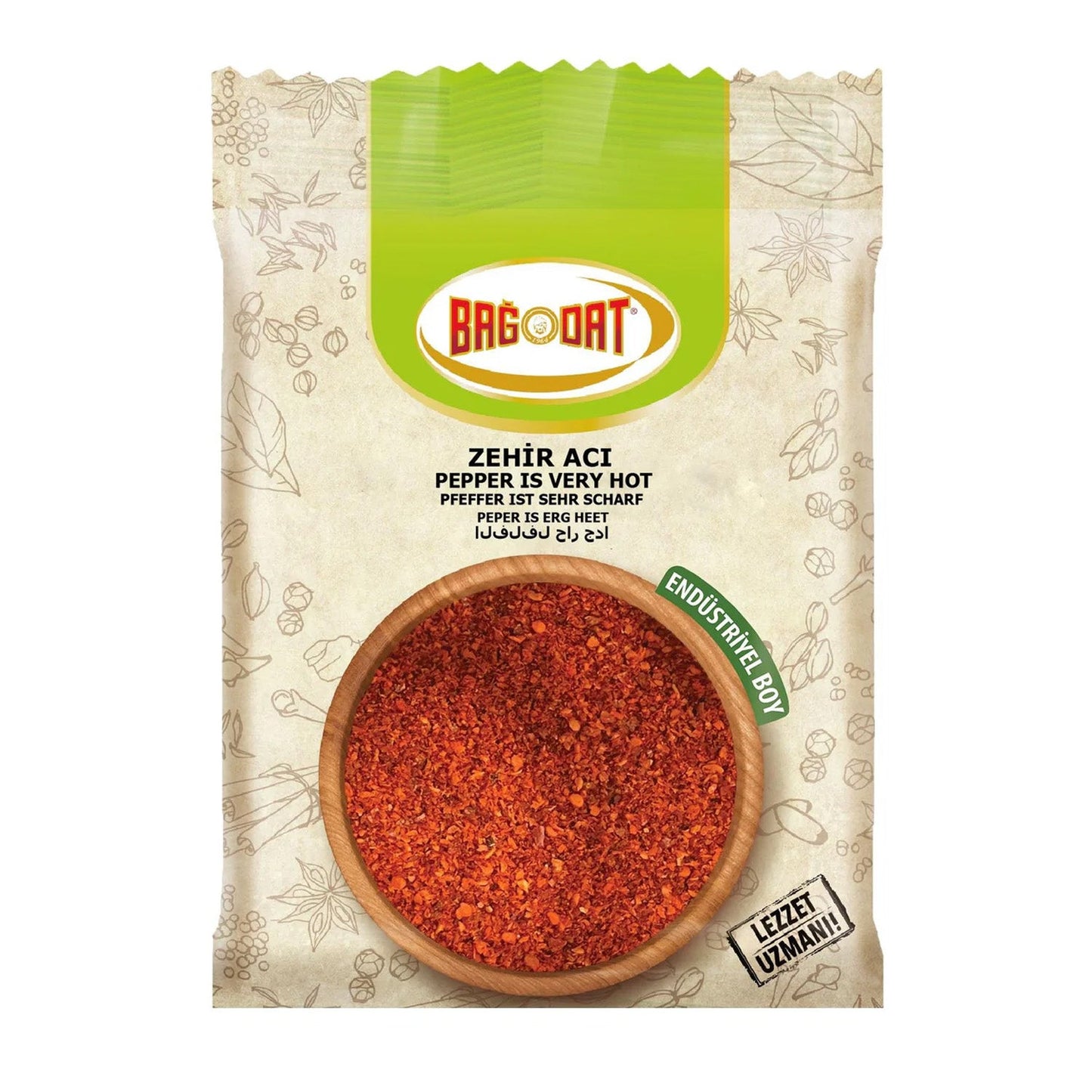 Bagdat Very Hot Red Pepper 150 g (5.3 oz) – Extra-Spicy Chili Flakes