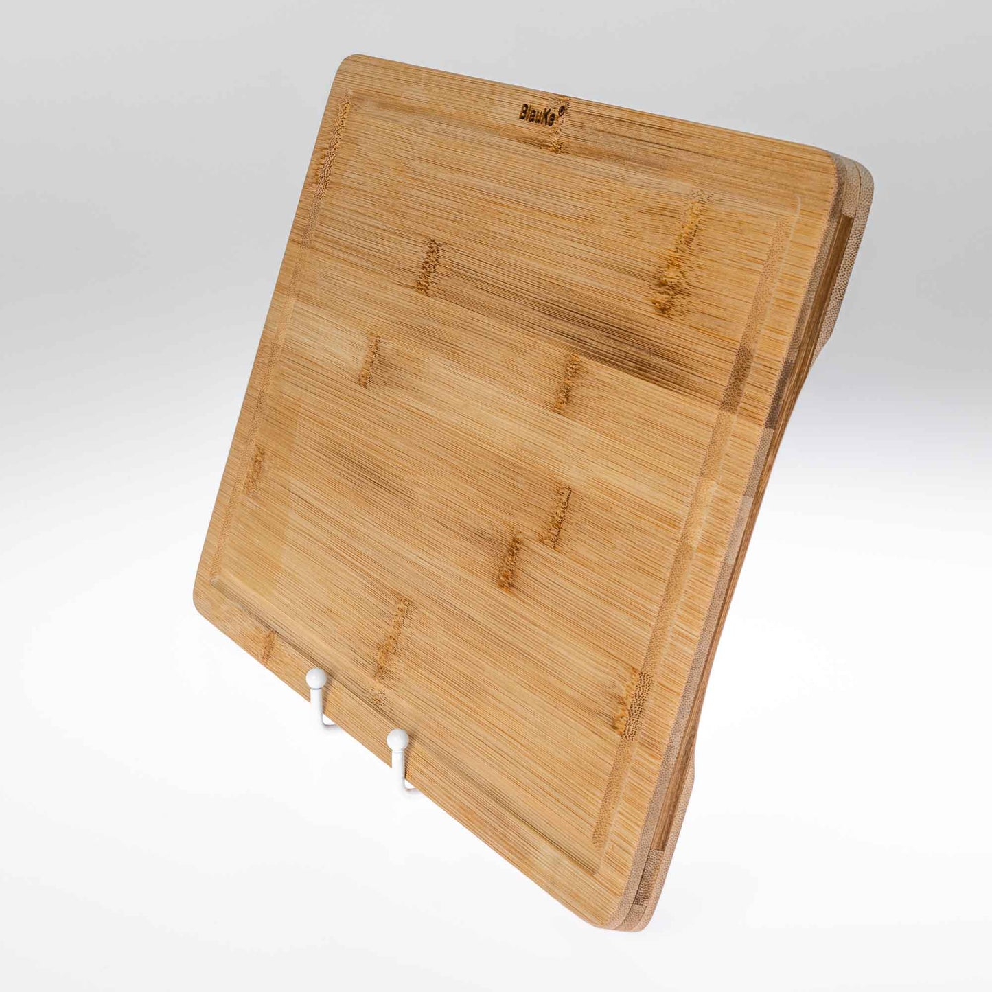 Premium Bamboo Cutting Board – 15" x 10" Double-Sided with Juice Groove & Handles - Korvel