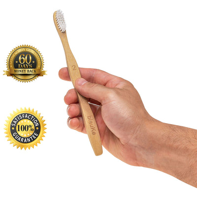 Bamboo Toothbrush Set – 4-Pack Medium Bristles | Eco-Friendly & Biodegradable - Korvel