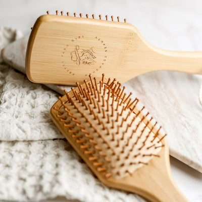 Eco-Friendly Bamboo Paddle Hair Brush