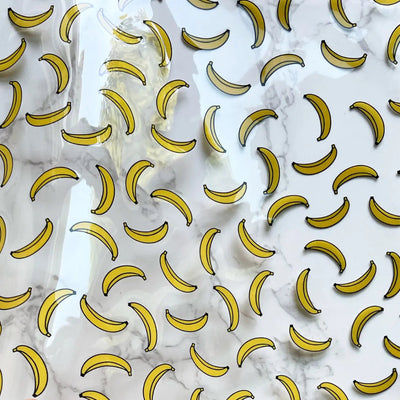 Vinilo TPU Transparente de Plátano - Material de Manualidades de 12 Gauge