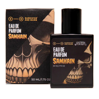 Collection de rasage Samhain de Barrister & Mann x Southern Witchcrafts