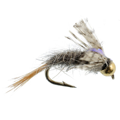 3-Pack Barr's Baetis Emerger Wet Flies - Size 18 for Trout Fishing - Korvel