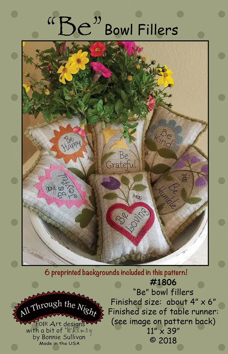 Be Bowl Fillers Sewing Pattern
