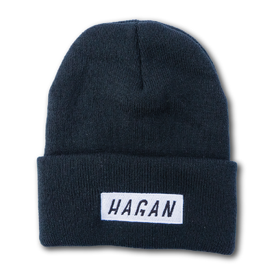 HAGAN Black Beanie