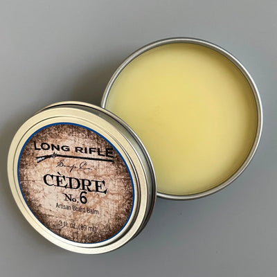 Collection de baume et d'huile à barbe Cedre No.6 de Long Rifle Soap Co.