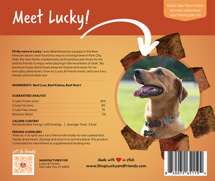 Lucky & Friends Beef Liver Dog Treats - Korvel
