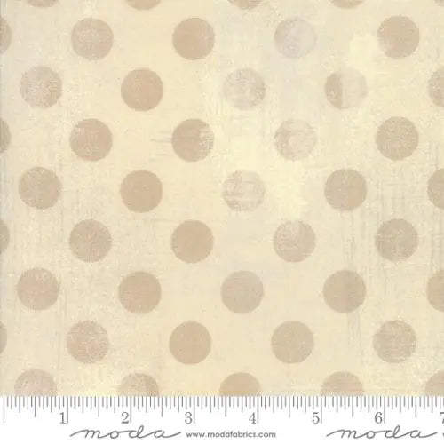 Tissu large en coton grunge beige Manila par yard