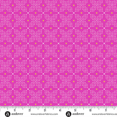 Tissu en coton Berry Double Crossed Color Pop Playground