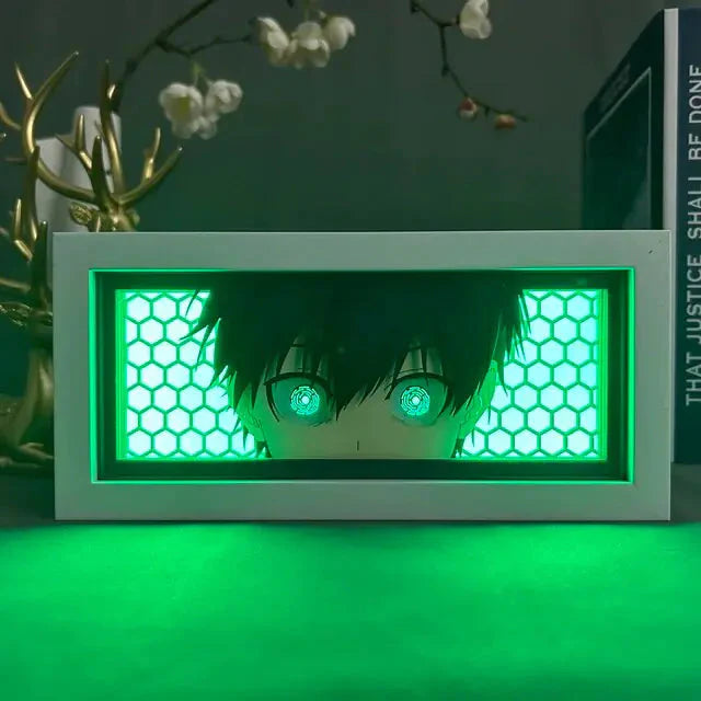 Lightbox Yoichi Isagi Blue Lock - Decoración de habitación inspirada en anime