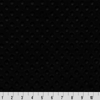 Premium Black Cuddle Dimple Fabric per Yard