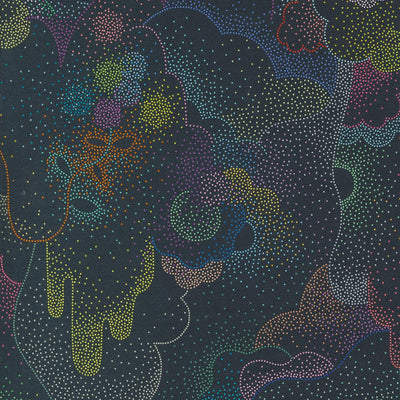 Black Gradients Auras Onyx Moda Wideback Fabric Per Yard