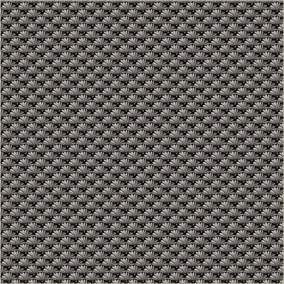 Tissu en coton noir Verona évasé - 44"/45" par yard